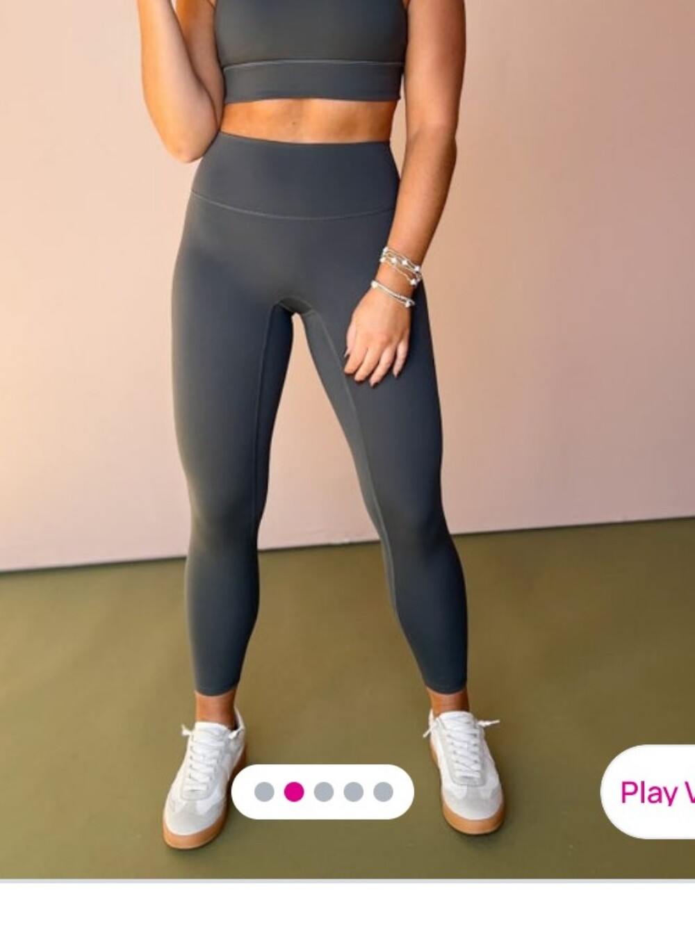 SSYS Hunter Green High-Waist Seamless Leggings